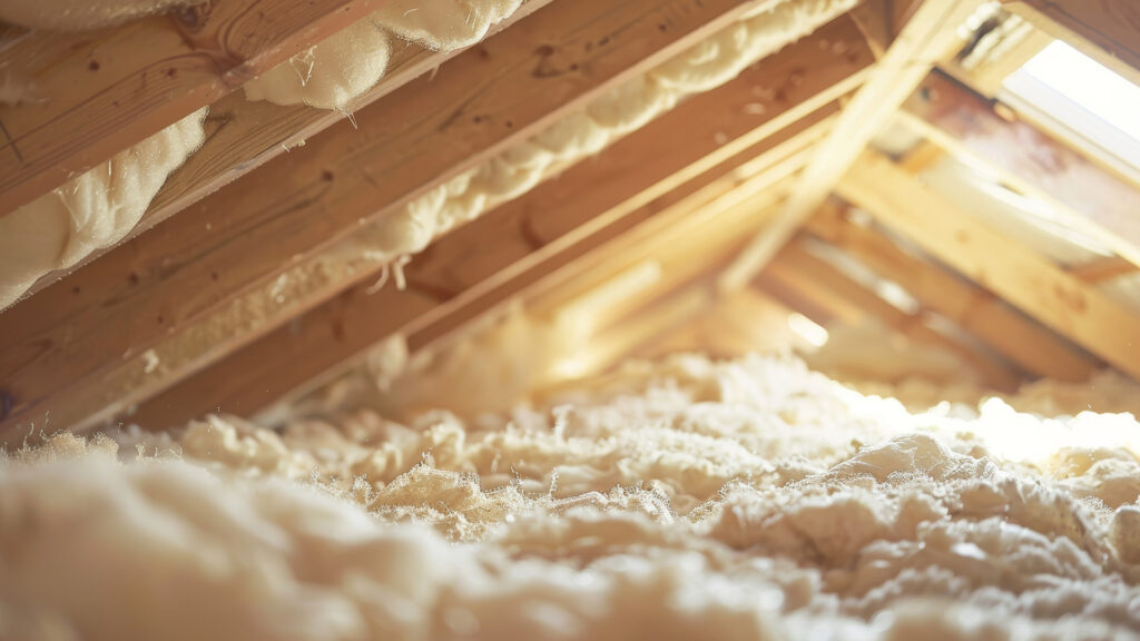 Insulation in Roof Of New Construction Detailing Proper HVAC Insulation