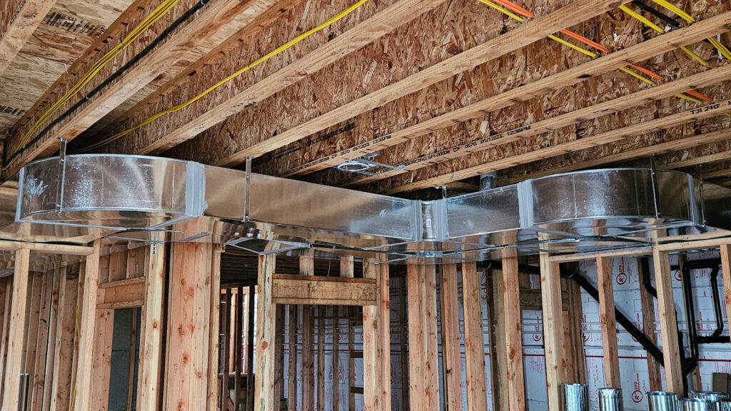 Image of New HVAC System Install New Construction